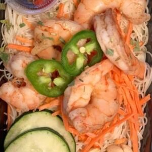 SHRIMP SPRING ROLL BOWL